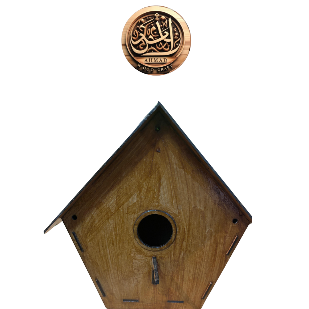 Handcrafted Wooden Birdhouse