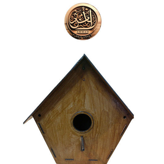 Handcrafted Wooden Birdhouse